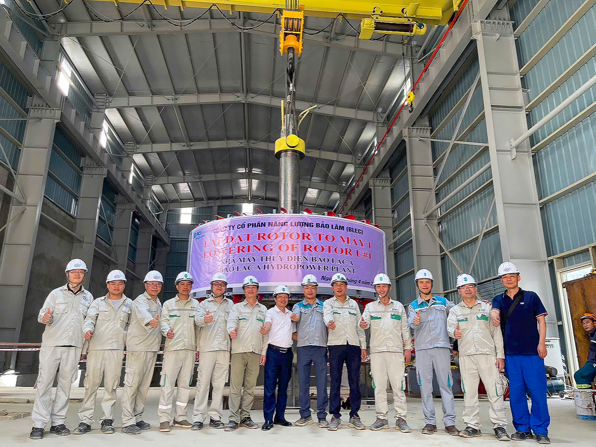Vital works completed at Bao Lac A Hydropower Plant