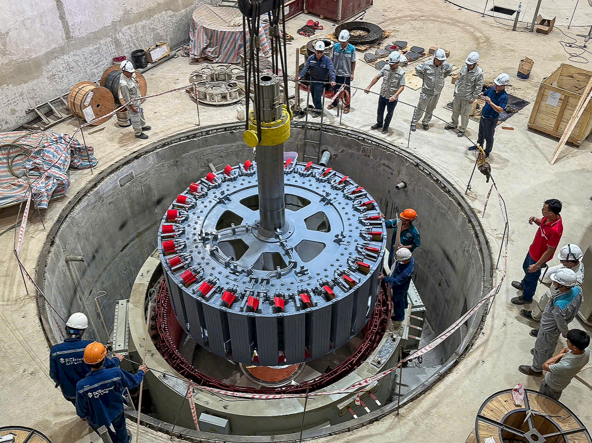 Vital works completed at Bao Lac A Hydropower Plant