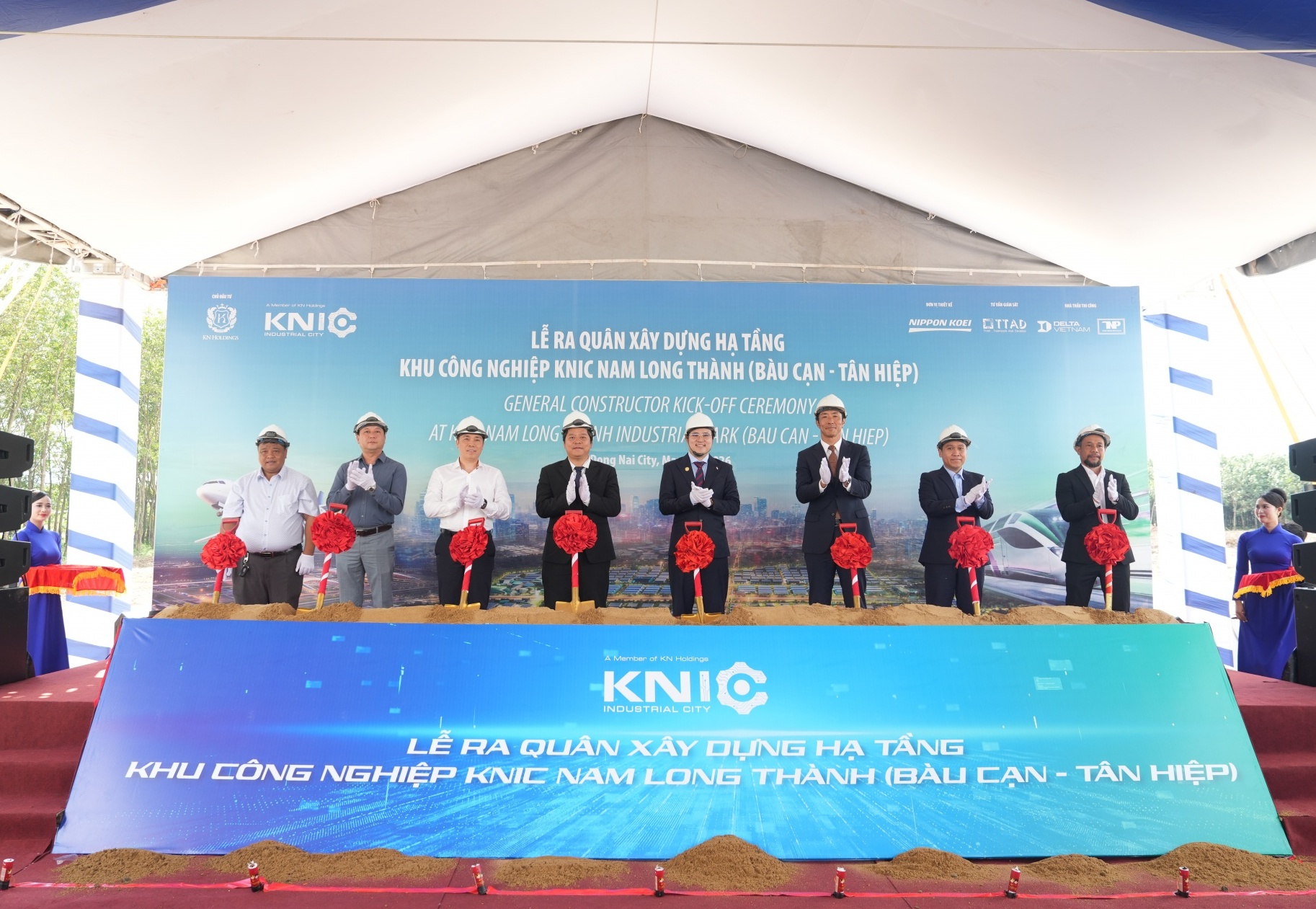 KN Holdings kicks off infrastructure construction of KNIC Nam Long Thanh project