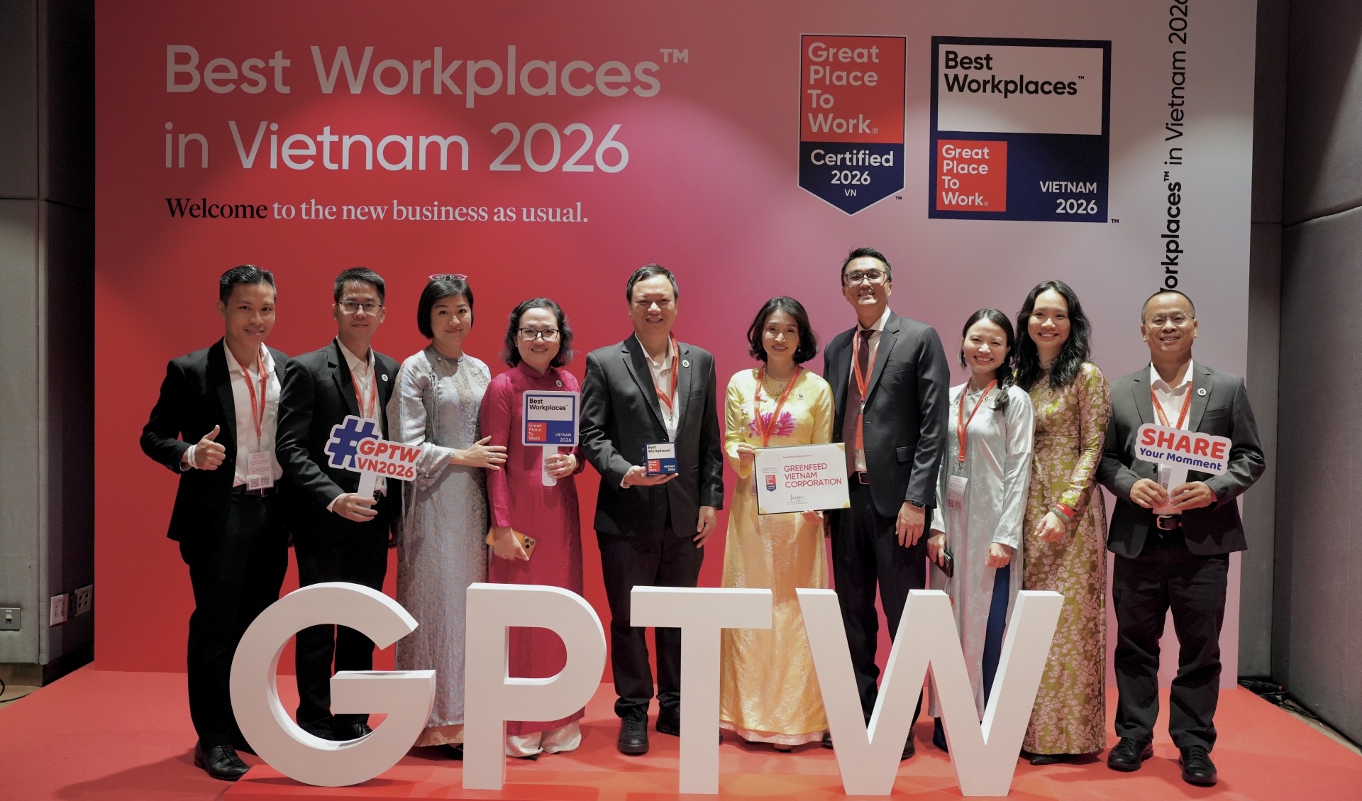 GREENFEED in Top 10 Best Workplaces in Vietnam 2026