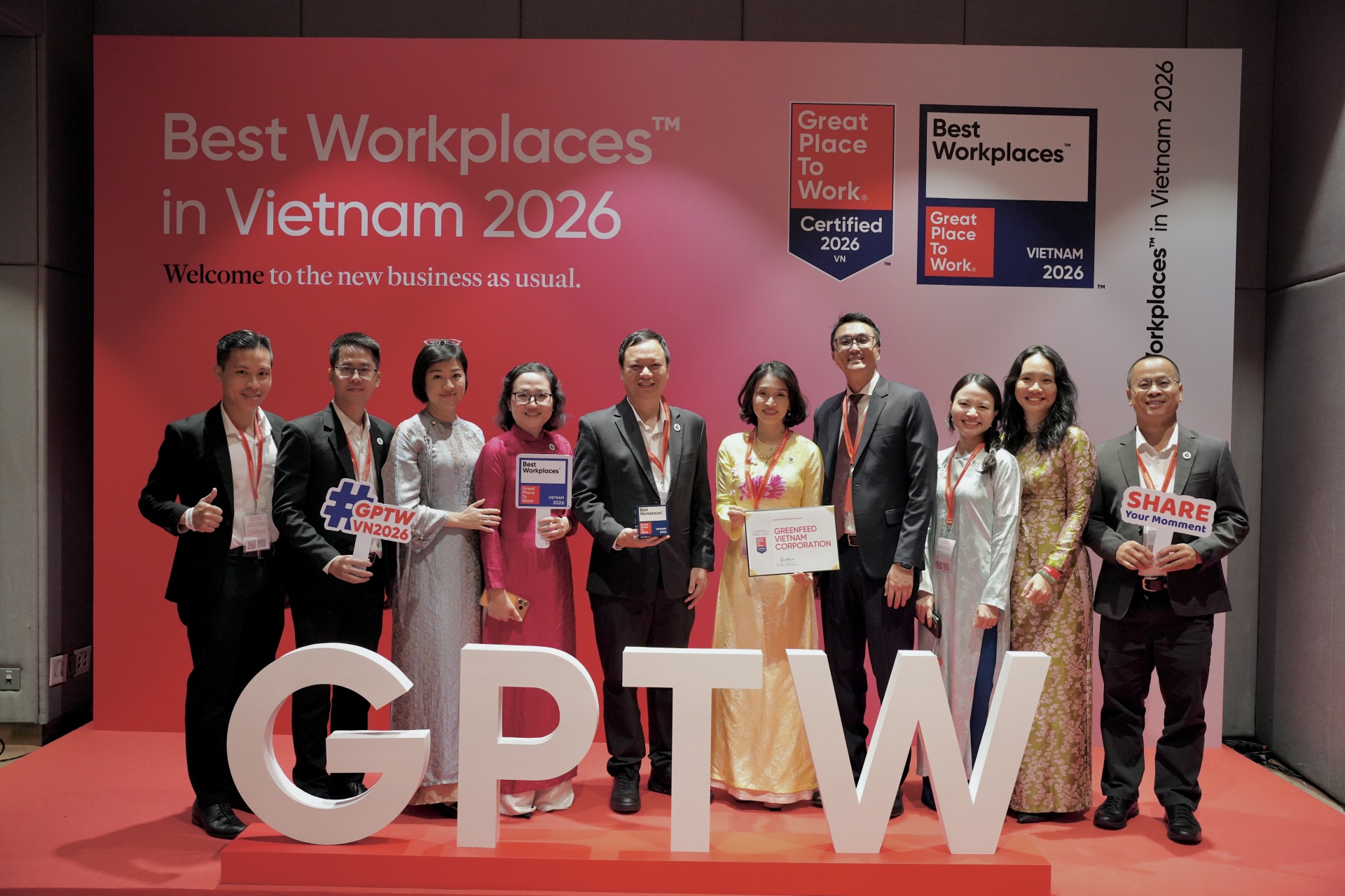 GREENFEED in Top 10 Best Workplaces in Vietnam 2026