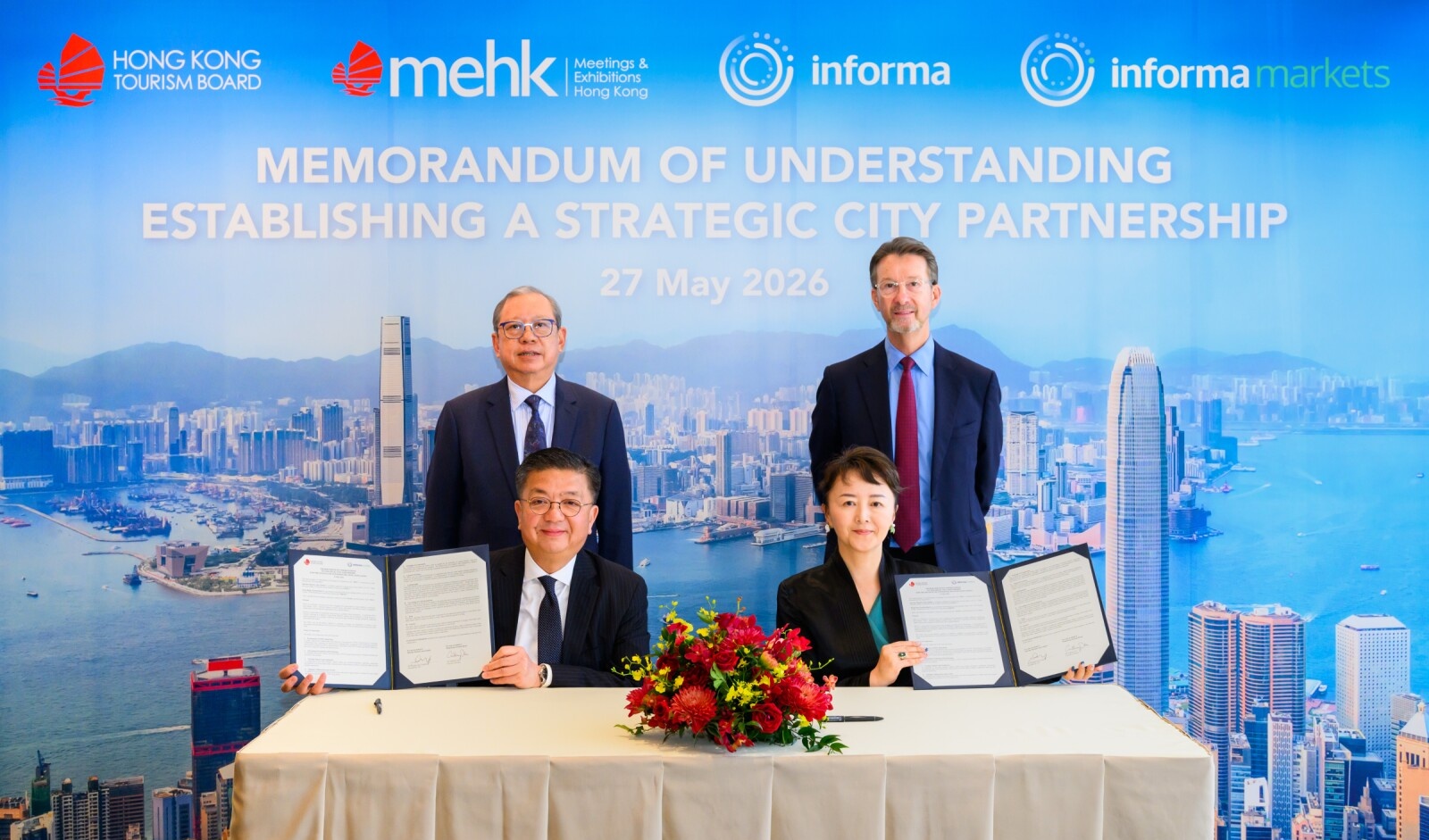 HKTB and Informa Markets sign three-year MoU to bring premium exhibition brands to Hong Kong