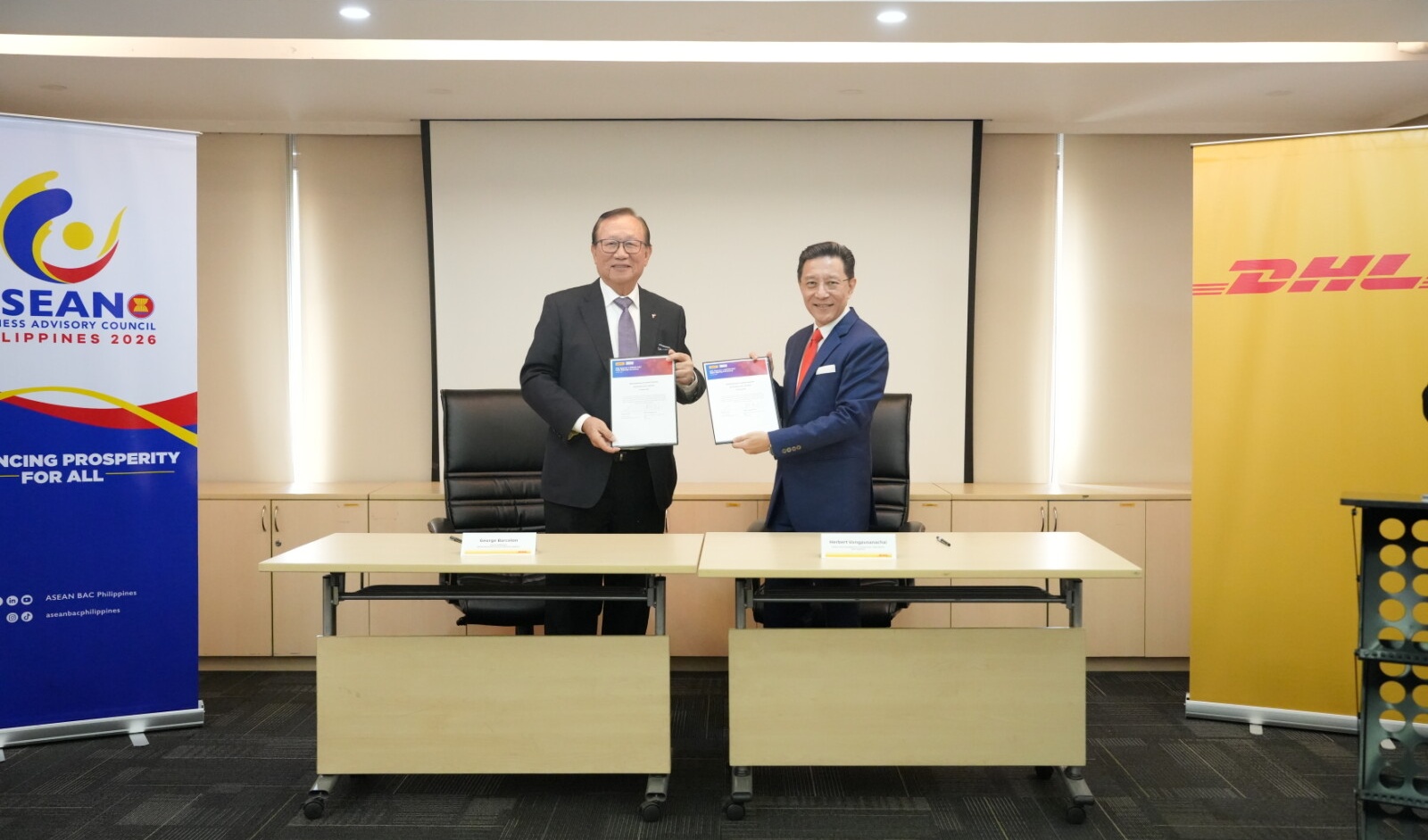 DHL Express and ASEAN BAC sign MoU to boost MSME competitiveness and trade integration