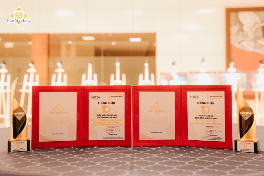 Phu My Hung receives two prestigious real estate awards