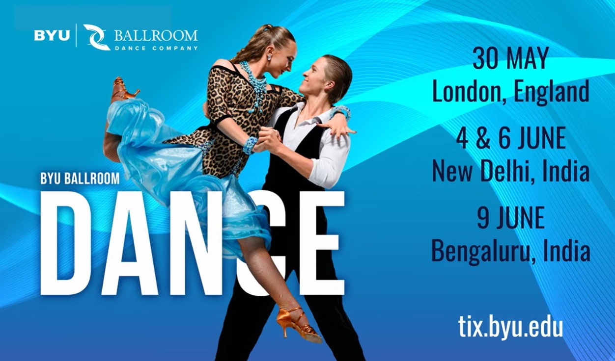 Blackpool champion BYU Ballroom Dance Company to perform in India this June