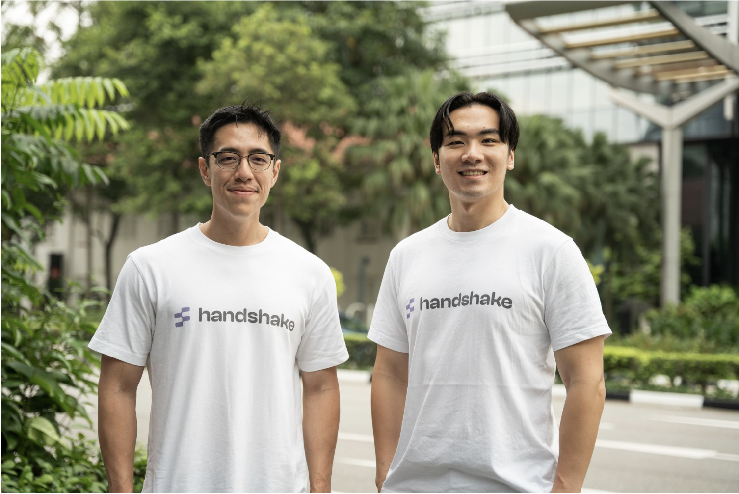Handshake Finance Founders Christopher Chan (Left) and Lee Jun Xian (Right)