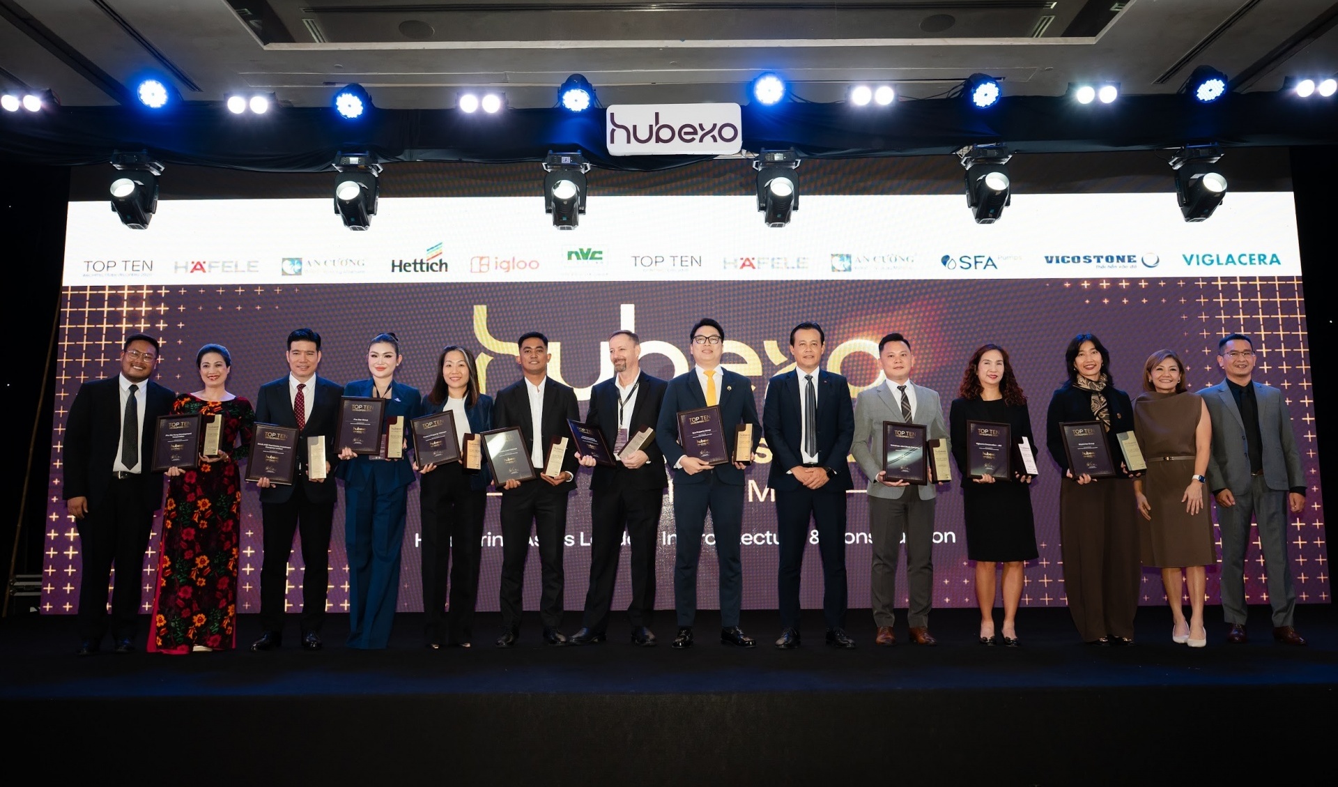 Hubexo Asia Awards honour Vietnam's top architecture and construction firms
