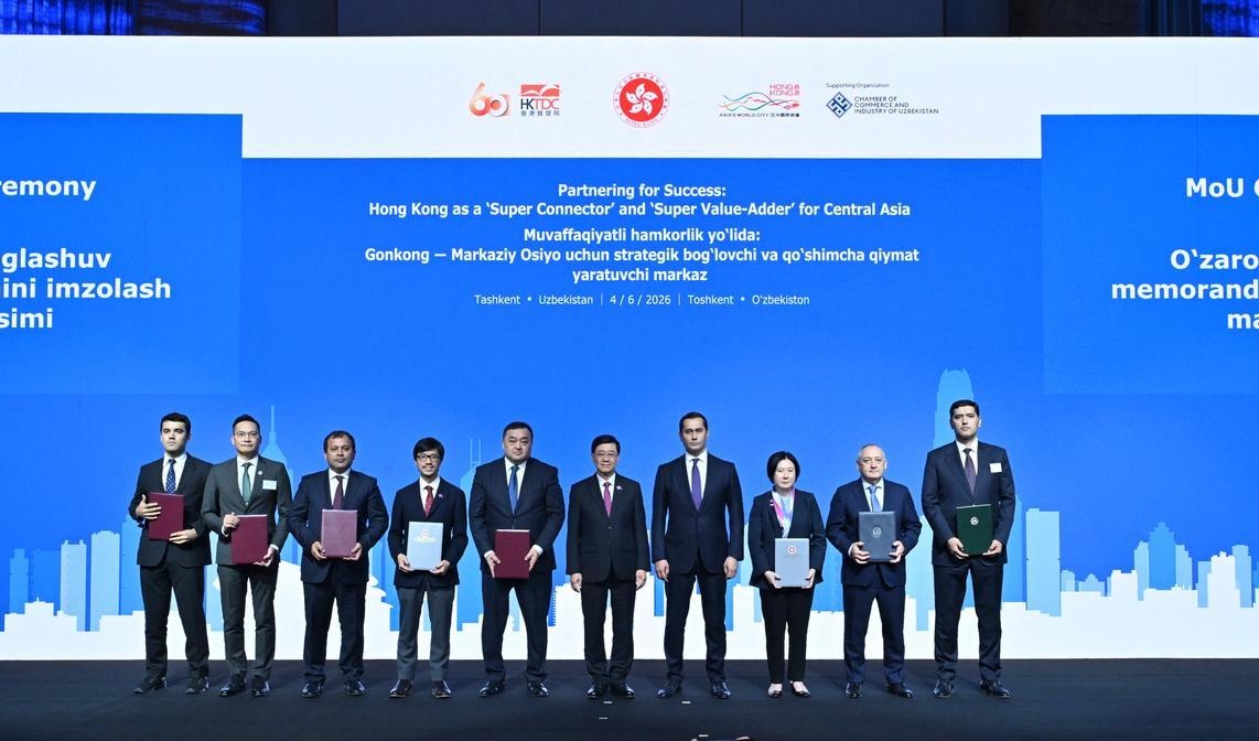 Hong Kong CE John Lee wraps up successful five-day Central Asia mission