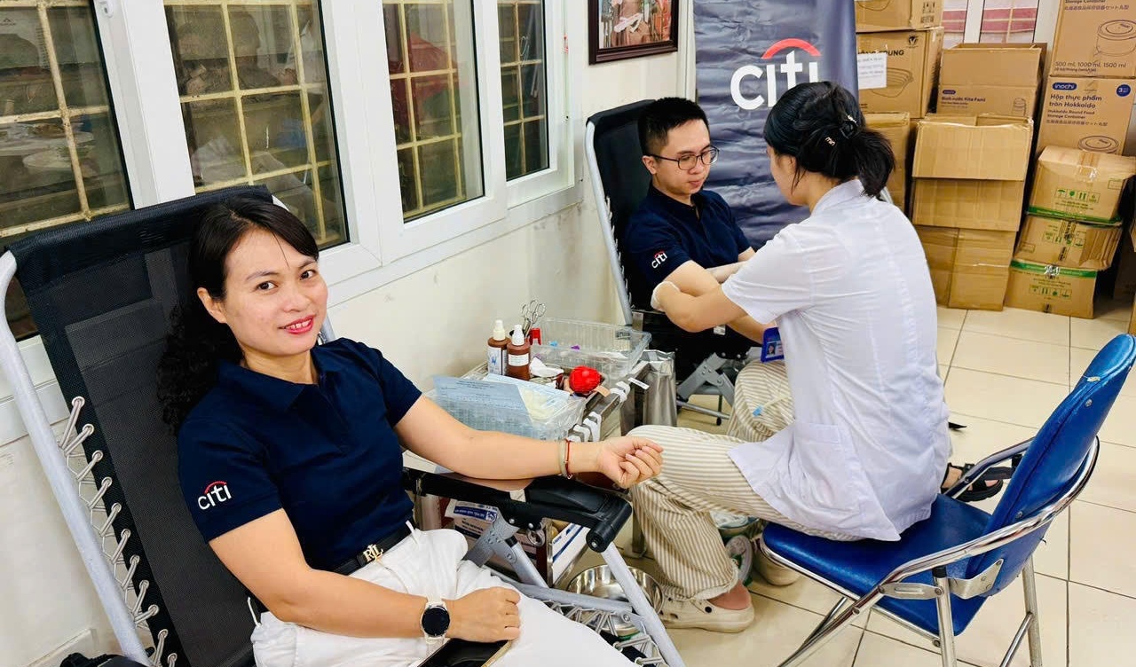 Citi Vietnam hosts annual blood donation as part of Global Community Day