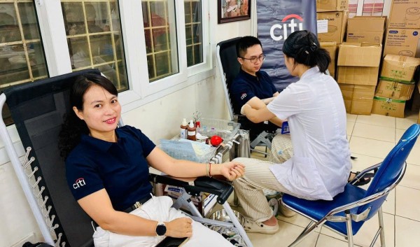 Citi Vietnam hosts annual blood donation as part of Global Community Day