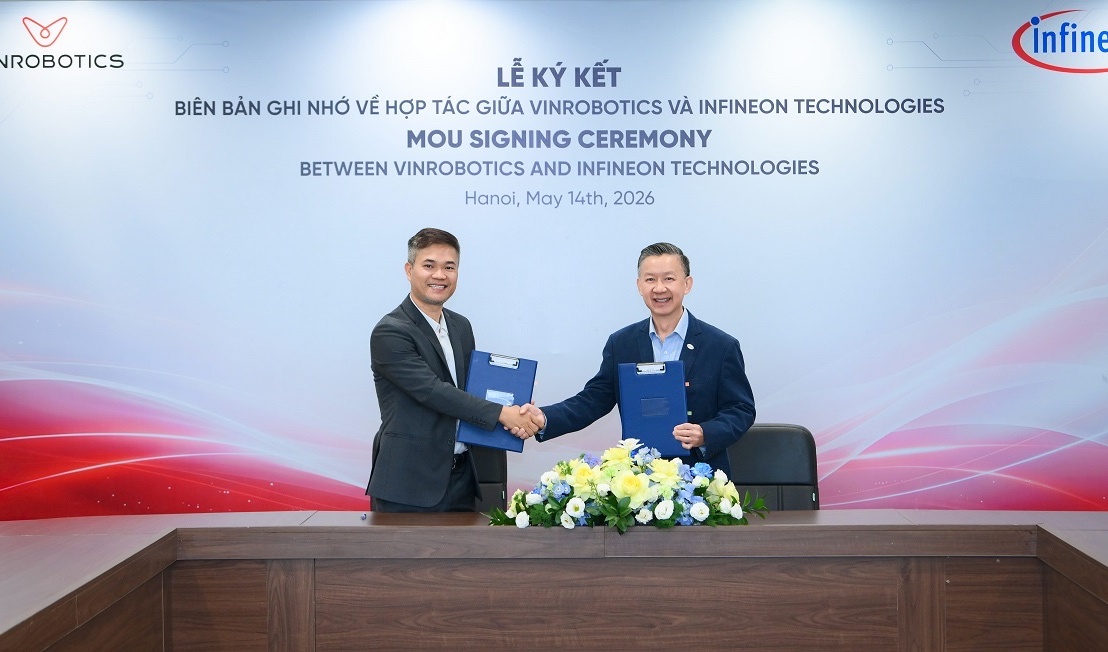 VinRobotics and Infineon sign MoU to advance core technologies for next-generation robotics