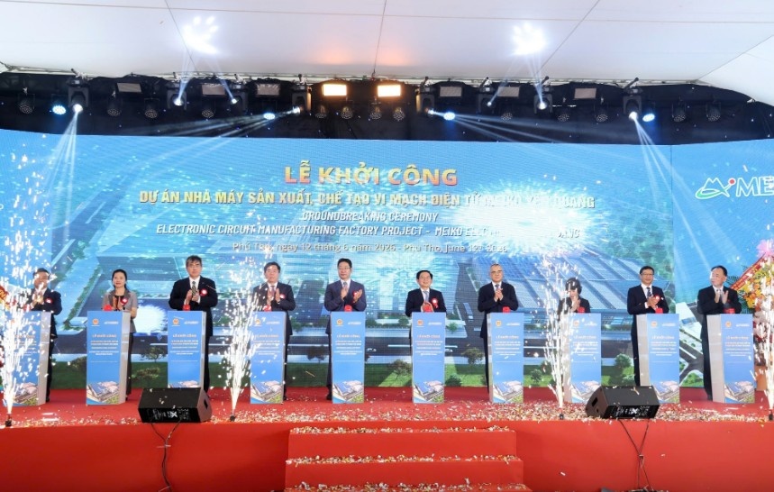Meiko breaks ground on $500 million electronic circuit factory