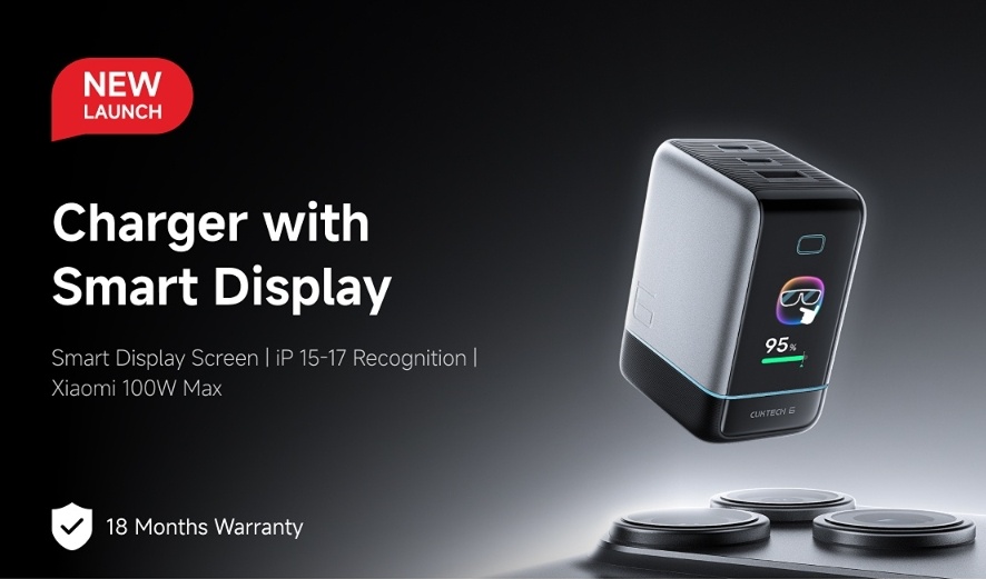 CUKTECH 6 Ultra 100W smart display charger launches in Philippines on June 14
