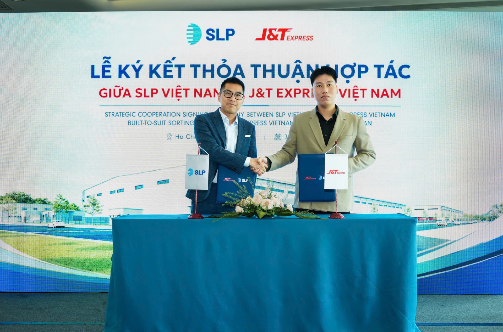 SLP Vietnam partner with J&T Express on automated sorting hub