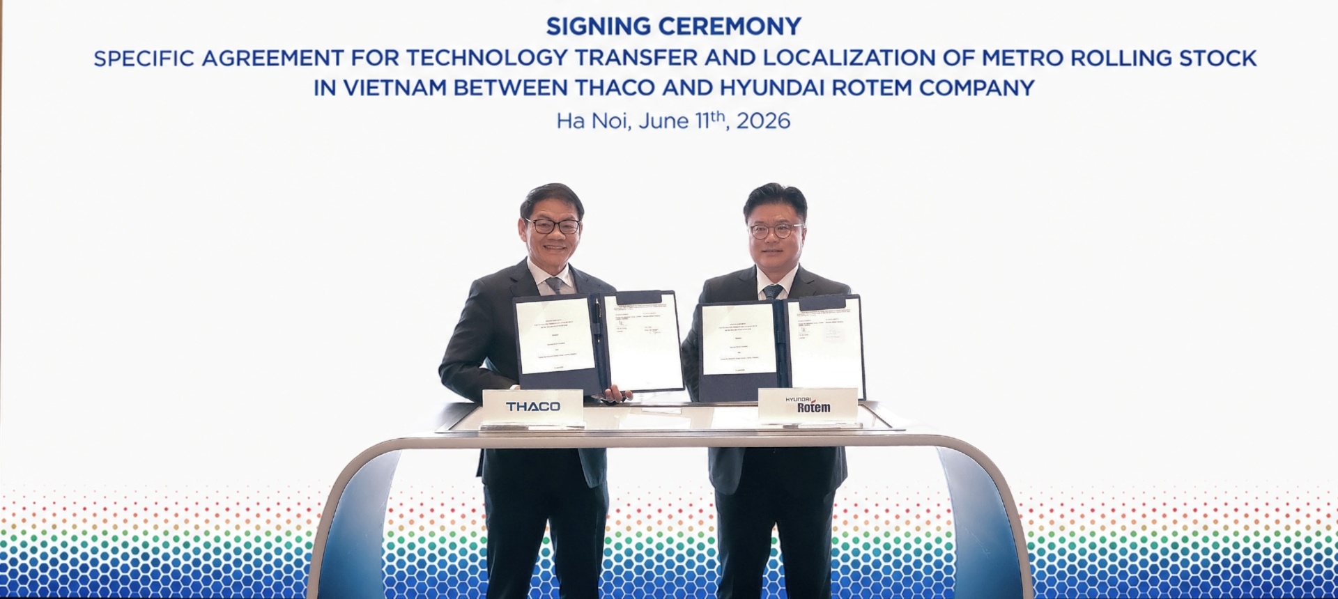 THACO, Huyndai Rotem to advance railway localisation