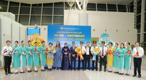 Vietnam Airlines inaugurates nonstop Hanoi-Amsterdam service as first direct Vietnam-Netherlands route