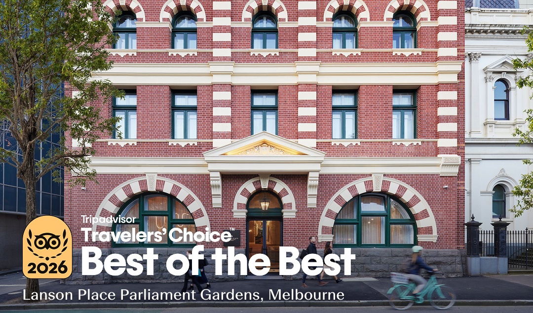 Lanson Place wins seven TripAdvisor Travellers' Choice Awards including Best of the Best in Melbourne