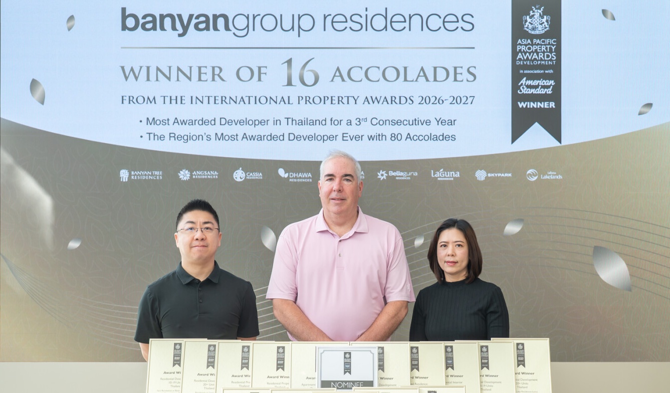 Banyan Group clinches record 16 honours at International Property Awards for third consecutive year as Asia's most awarded developer