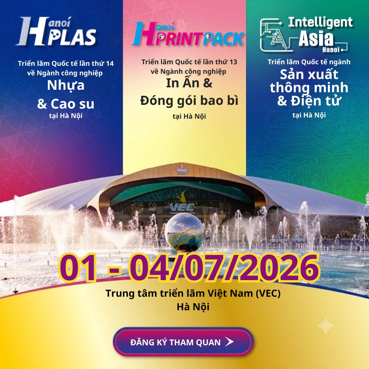 Three major industrial expos to draw 400 exhibitors to Hanoi in July