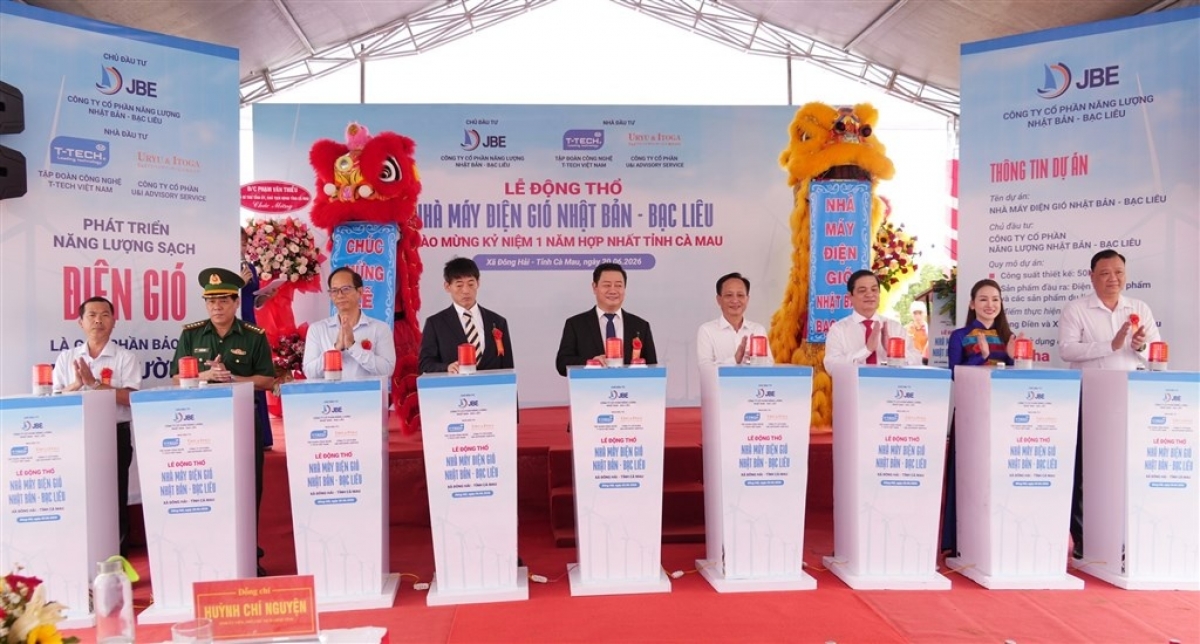 Work starts on Japan–Bac Lieu wind power plant