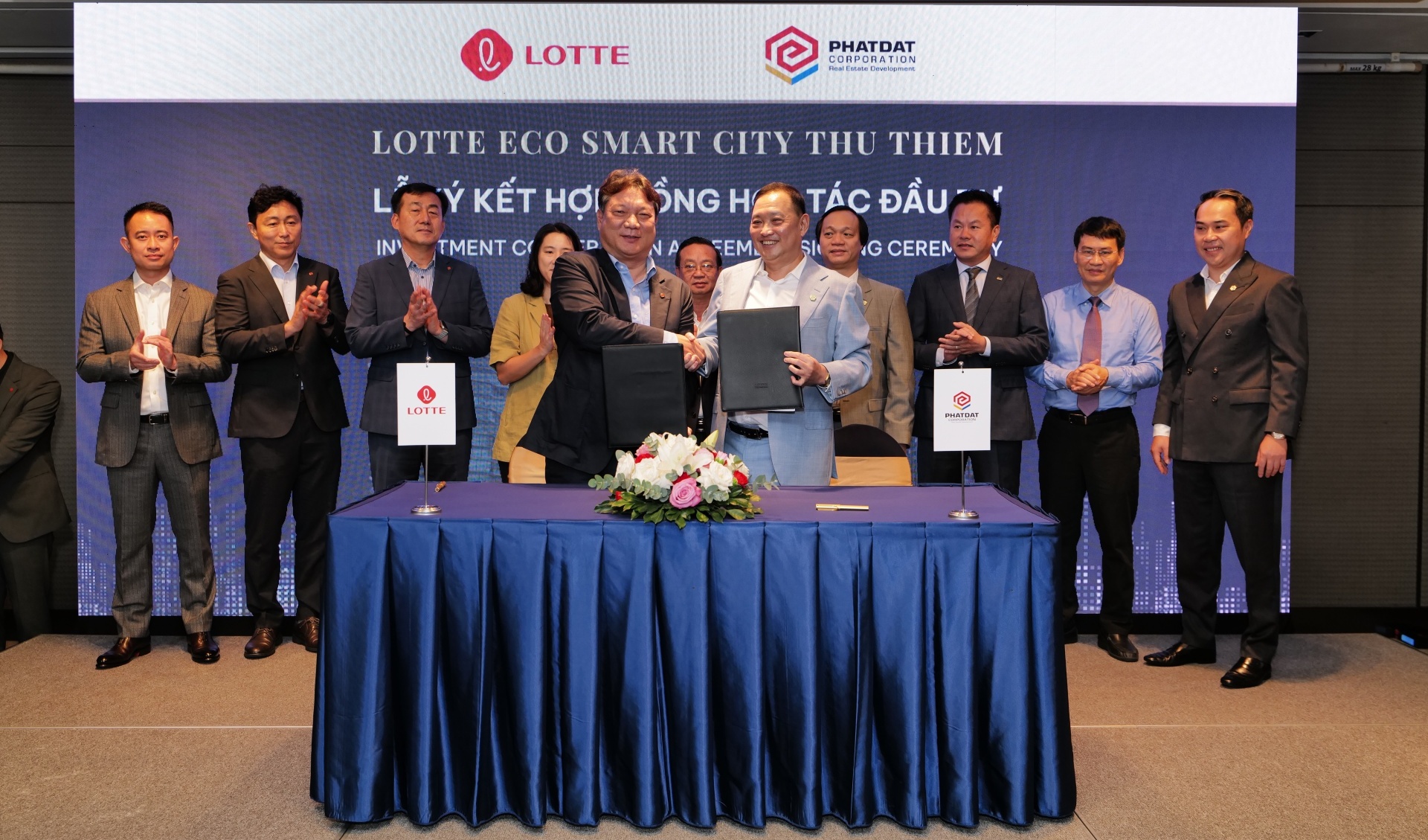 Lotte Group, Phat Dat sign agreement for Thu Thiem Eco Smart City