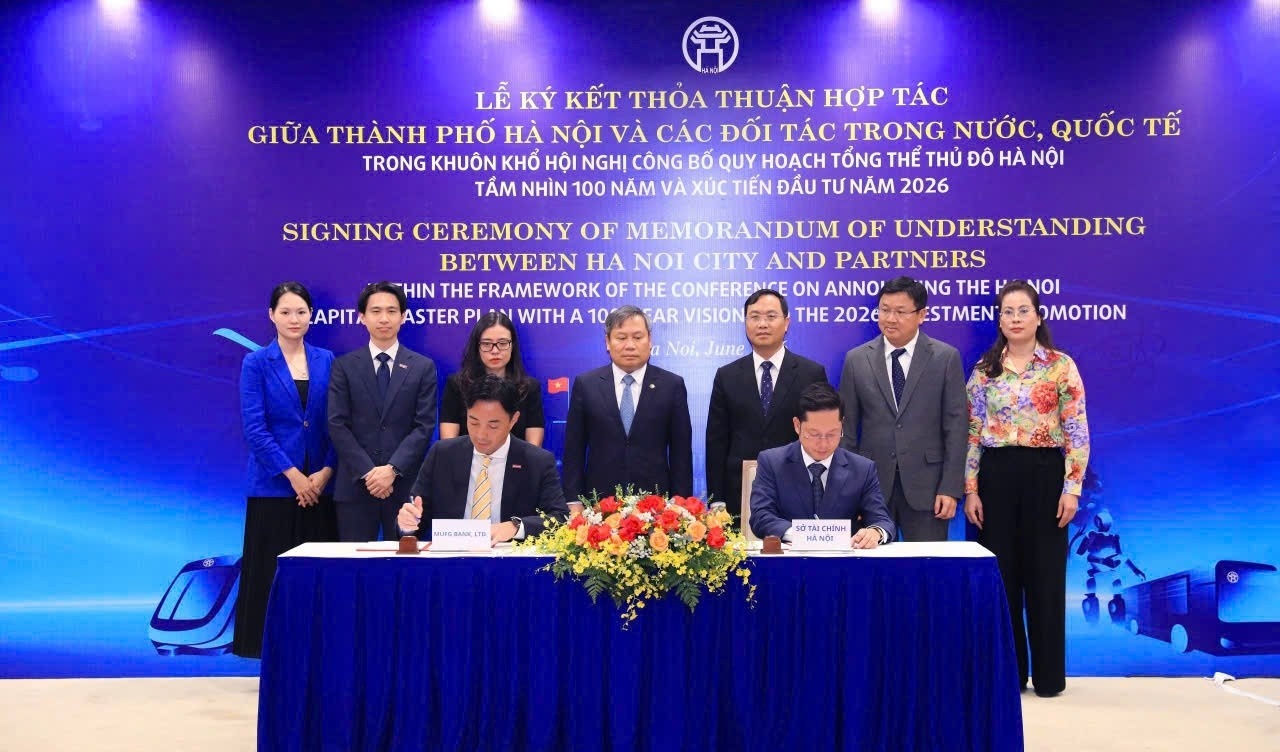 MUFG partners with Hanoi Department of Finance on capital’s 100-year master plan