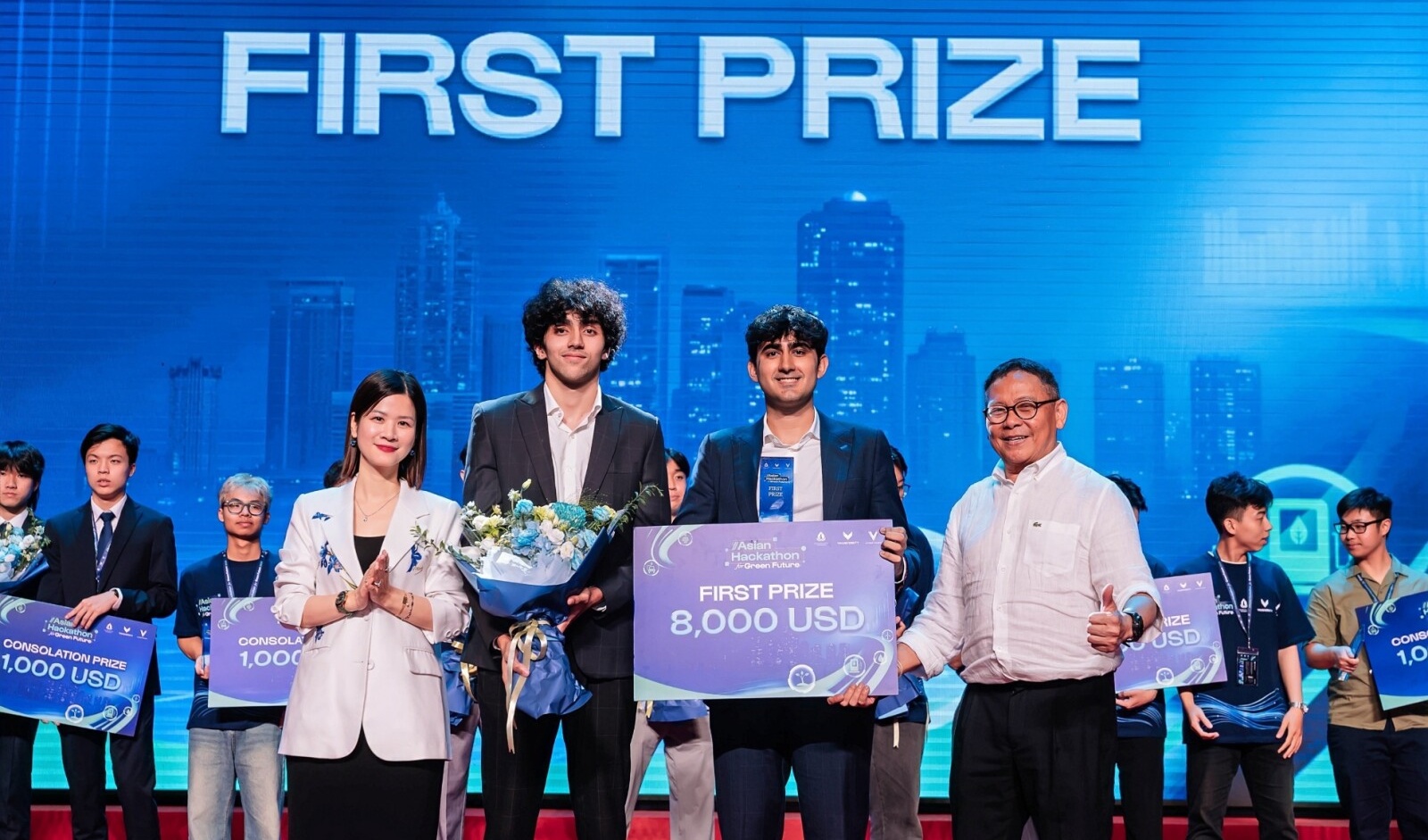 NTU's Team Helios wins Asian Hackathon for Green Future 2026 in Hanoi over 439 teams