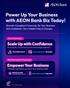 Malaysia's first digital Islamic bank AEON adds term and working capital financing products