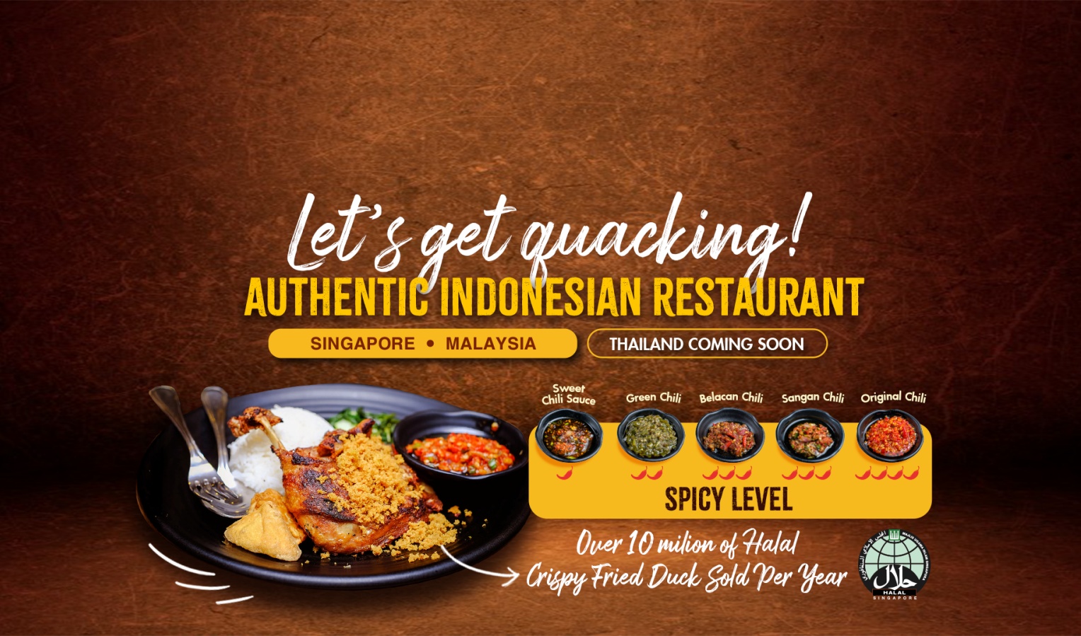 Indonesian fried duck chain Bebek Goreng Pak Ndut opens fourth Singapore location