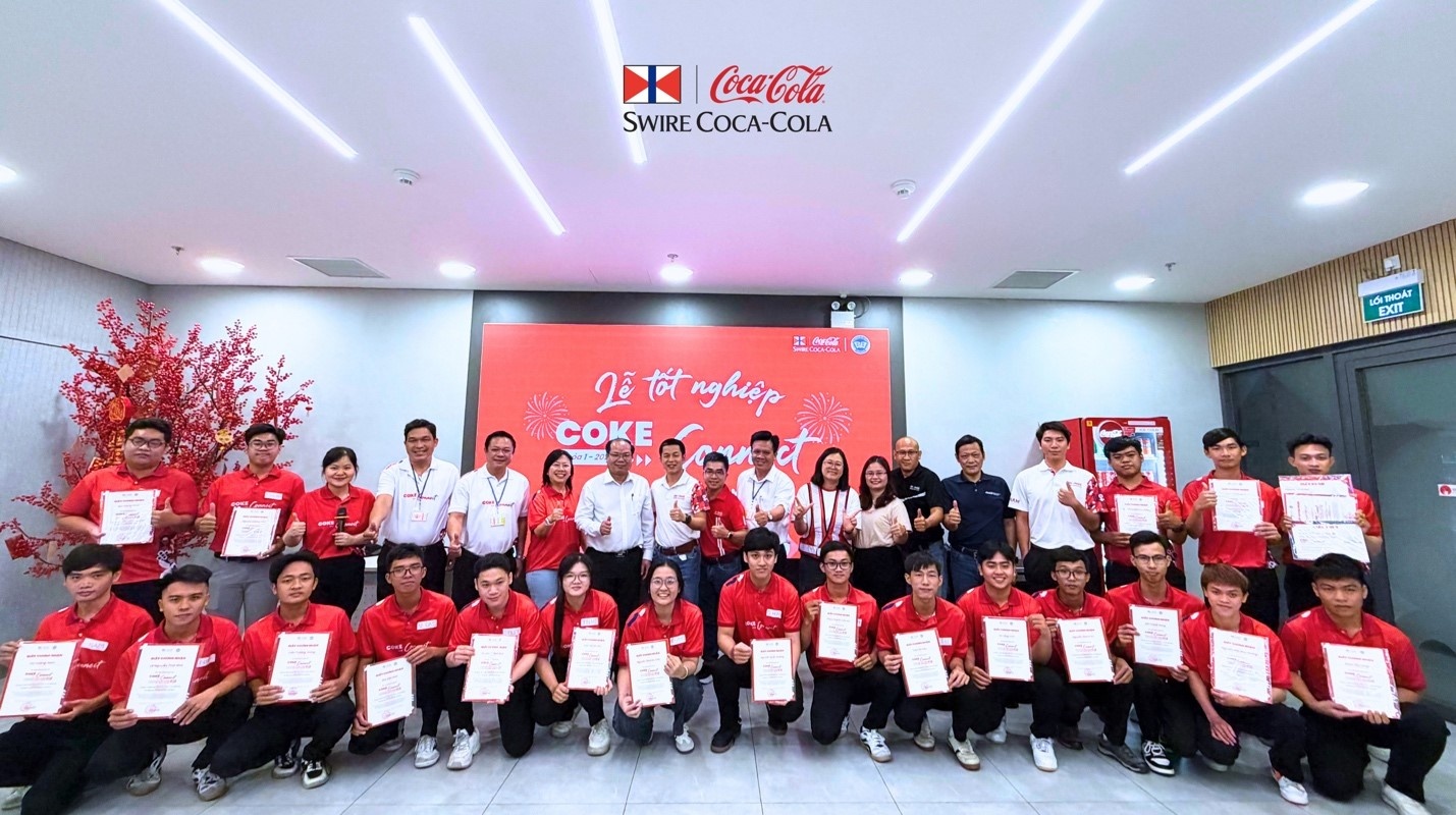 Tay Ninh students gain hands-on experience at local Coca-Cola plant