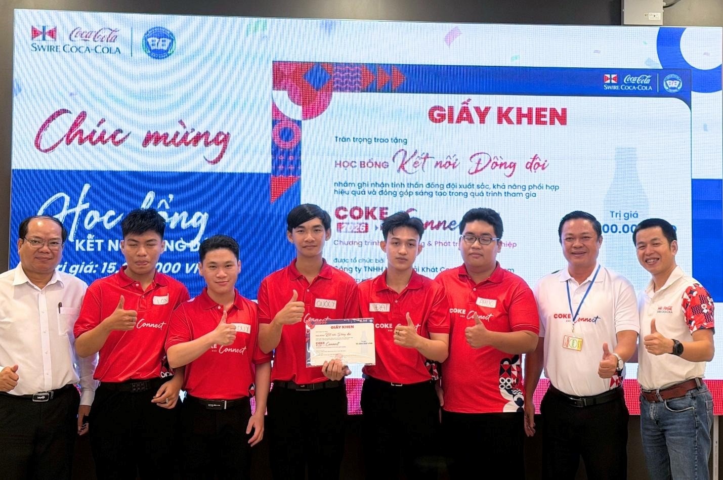 Tay Ninh students gain hands-on experience at local Coca-Cola plant