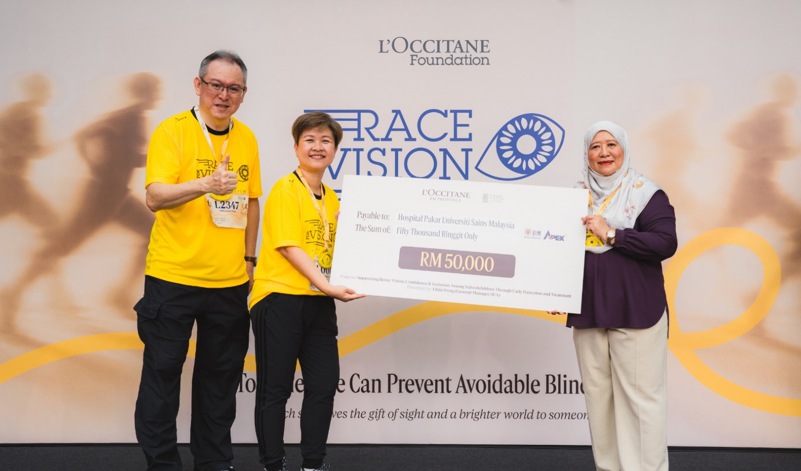 L'Occitane Malaysia's charity run raises RM50,000 for eye health