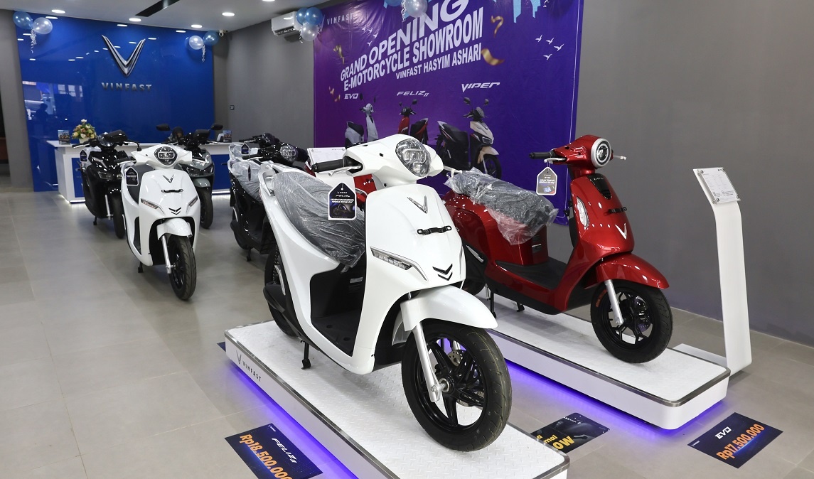 VinFast opens 20 e-motorcycle dealerships in Indonesia