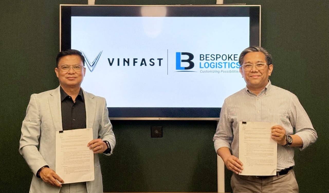 VinFast partners with Bespoke Logistics in Philippines