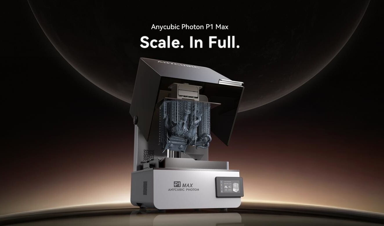 Anycubic opens presale for Photon P1 Max 3D printer