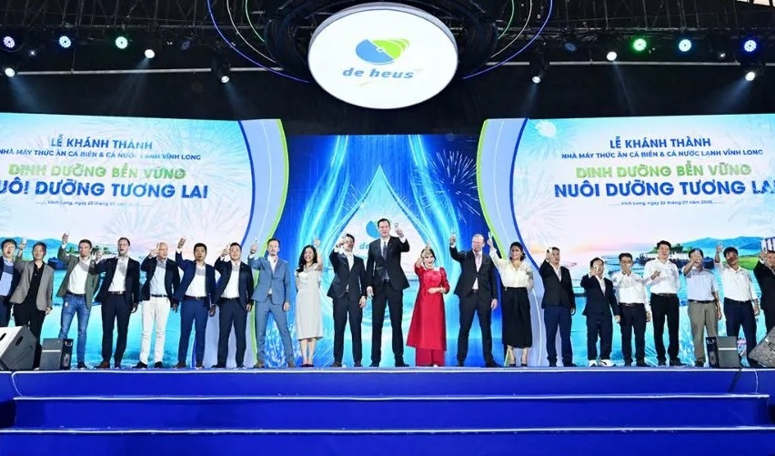 De Heus opens a marine and cold-water fish feed mill in Vinh Long