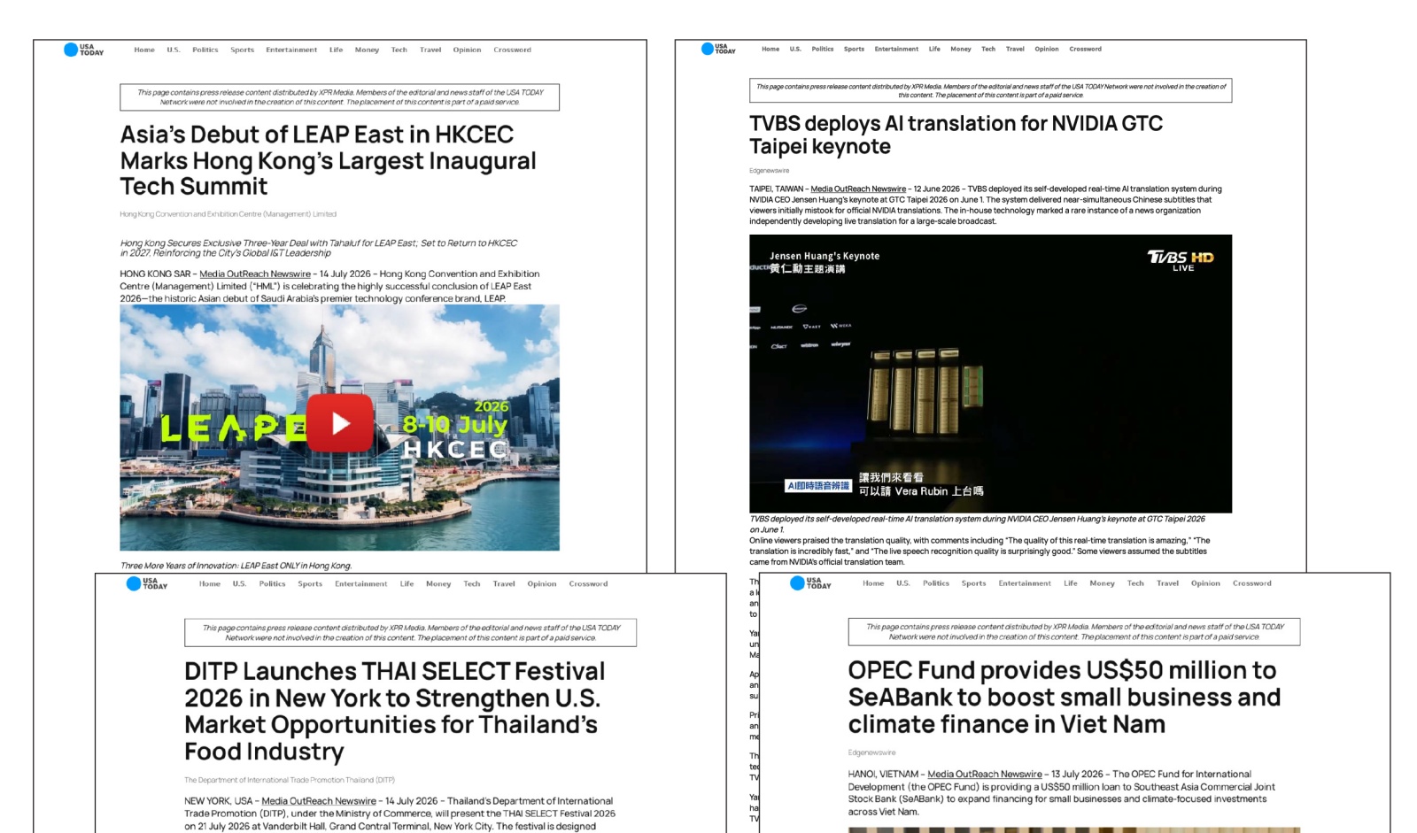 Media OutReach Newswire Strengthens USA Distribution Network