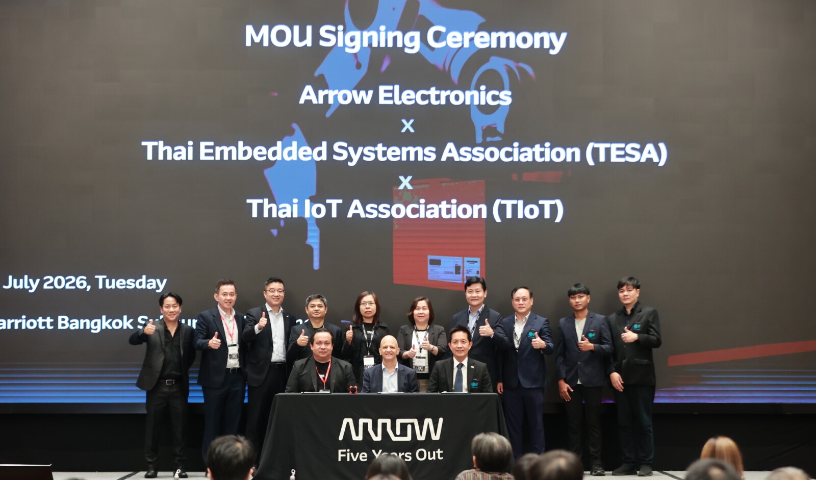 Arrow Electronics signs MoUs to boost Thailand's tech industry