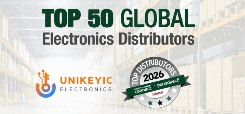 Unikeyic Electronics Ranked No. 19 on Supply Chain Connects 2026 Top 50 Global Electronics Distributors List