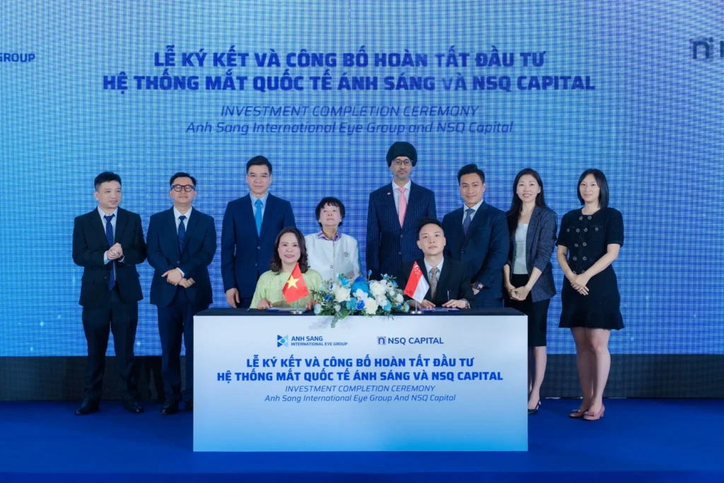 Singapore's NSQ Capital makes strategic investment in Anh Sang International Eye Hospital System