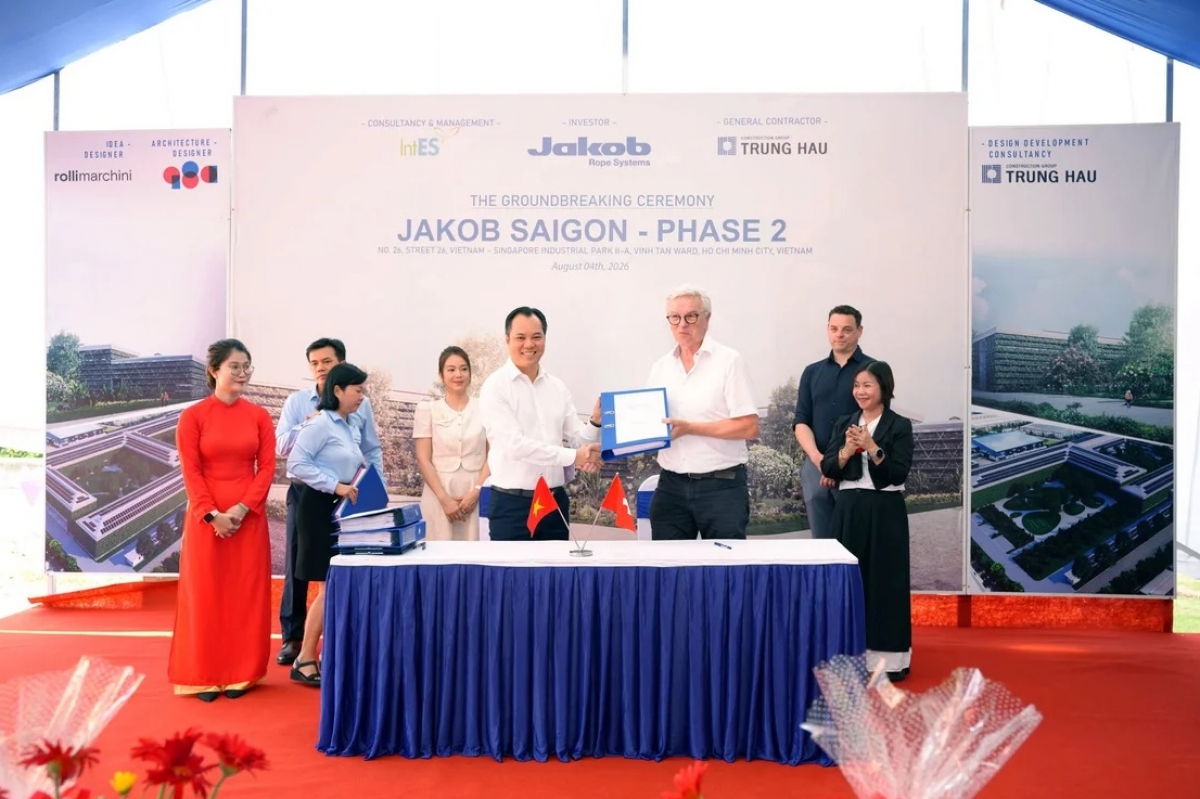 Компания Jakob Rope Systems начала второй этап строительства завода во Вьетнаме