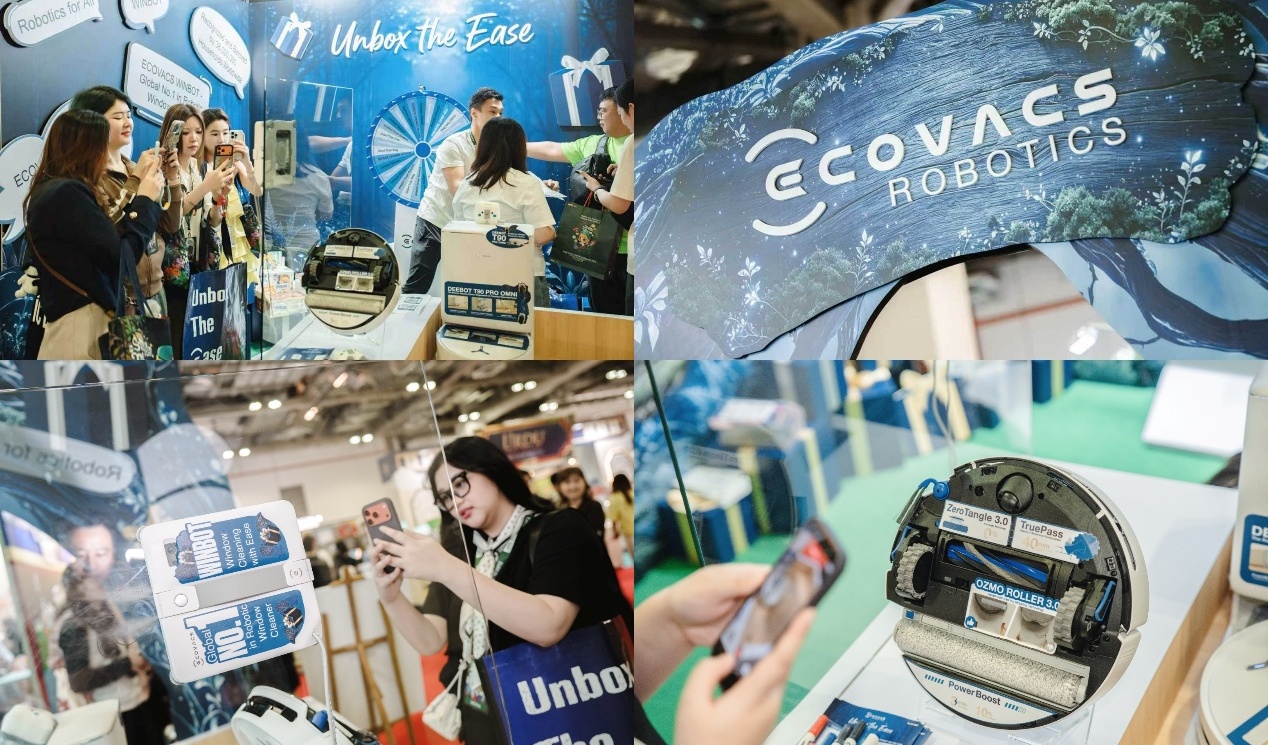 ECOVACS partners with POP MART at Singapore exhibition