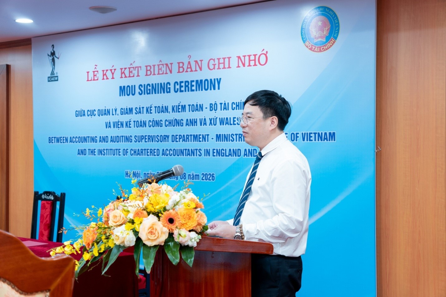 ICAEW and Ministry of Finance’s Department of Accounting and Audit Management and Supervision renew cooperation (PR)