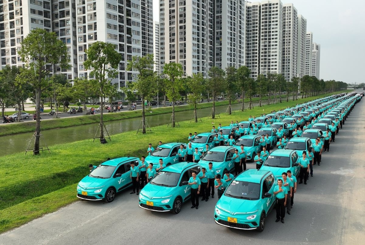 GreenSM is stepping up its international expansion, bringing its electric mobility model to new markets beyond Vietnam. Photo: Green SM