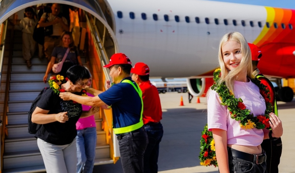 Russian and Indian tourists drive international arrivals