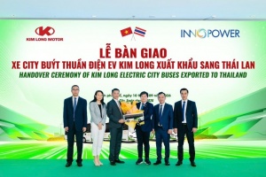 Kim Long Motor ships first batch of electric buses to Thailand