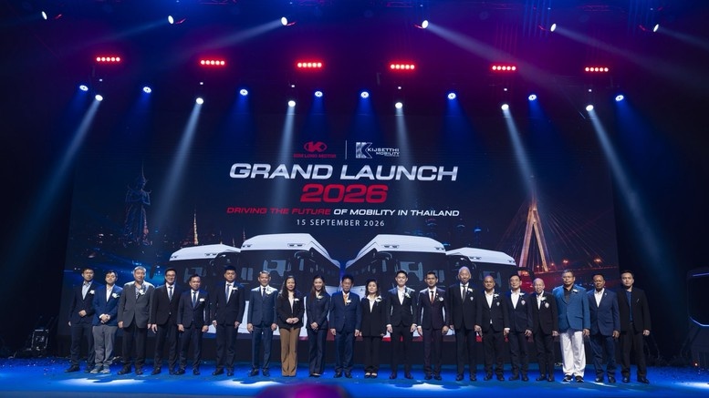 Vietnamese-made Kim Long buses debut in Thailand
