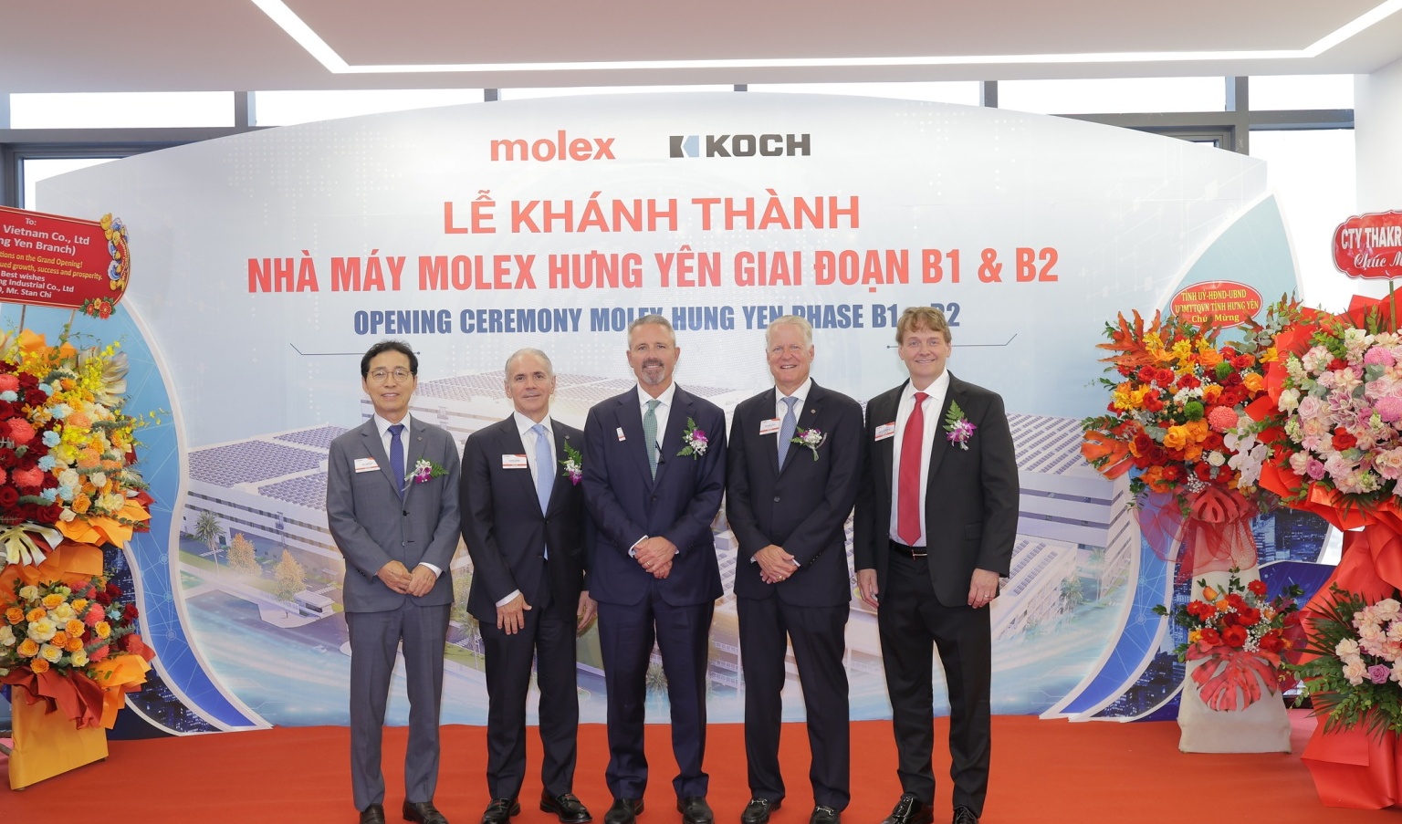 Molex opens its expanded manufacturing facility in Hung Yen
