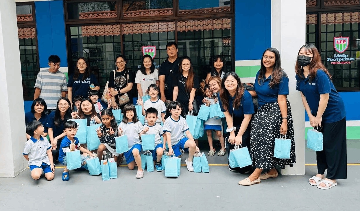 Little Footprints Preschool mobilises 47 centres for community outreach