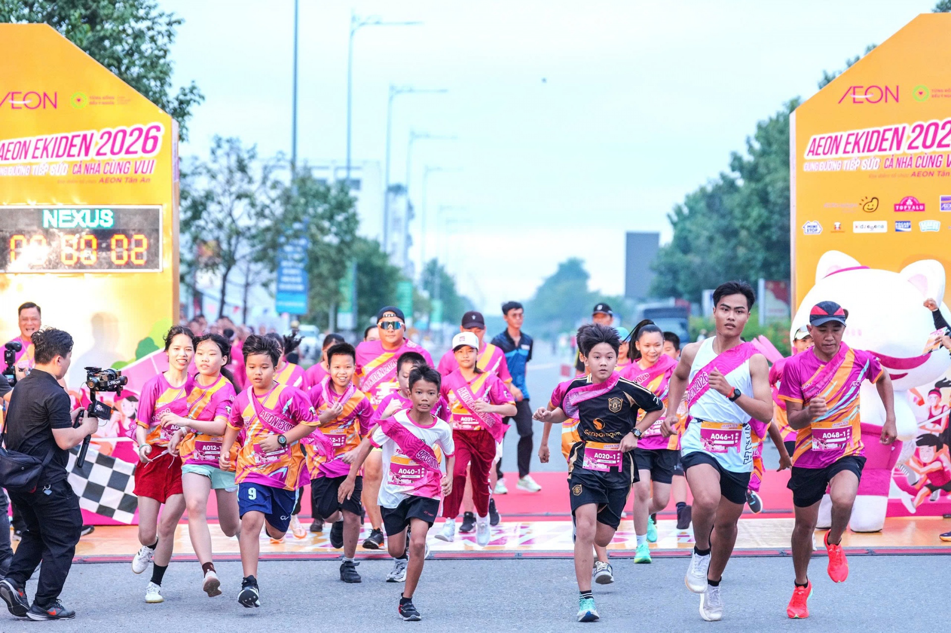 AEON Ekiden is gradually becoming an annual event that families eagerly await. Photo: AEON